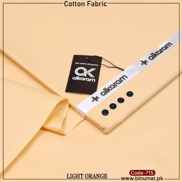 Al Karam Cotton-Light-Orange-715