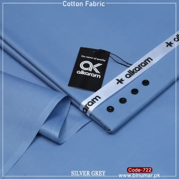 Al Karam Cotton-Silver-Grey-722