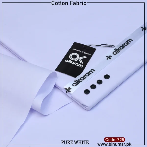Al Karam Cotton-Pure-White-725