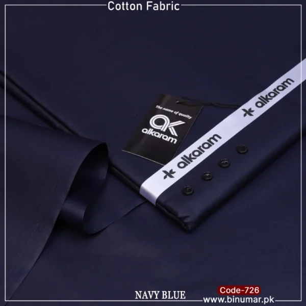 Al Karam Cotton-Navy-Blue-726