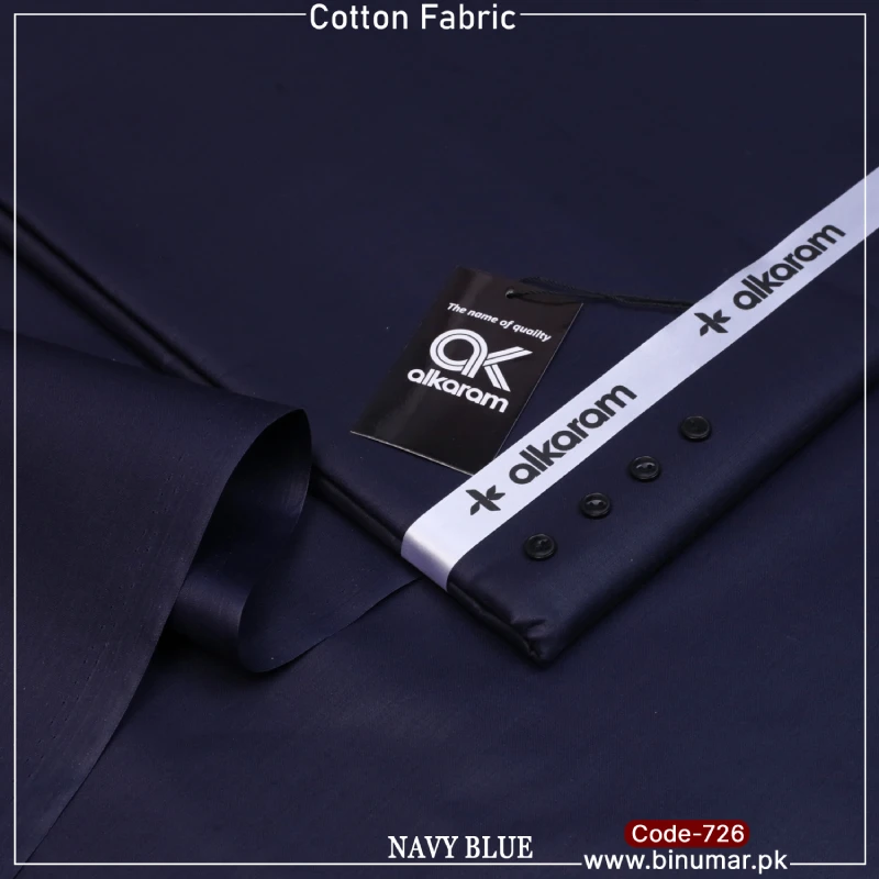 Al Karam Cotton-Navy-Blue-726