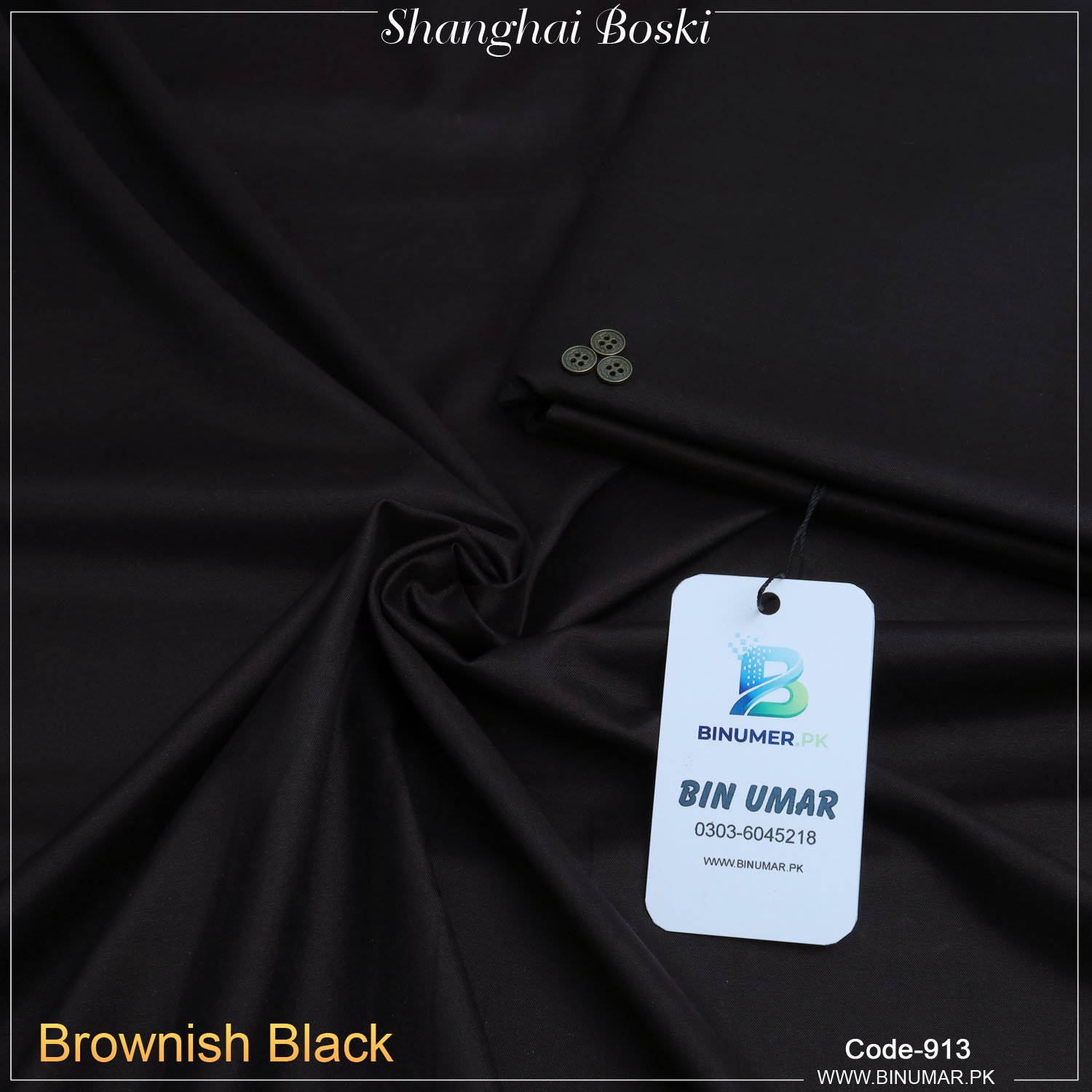 Shanghai Boski-Brownish-Black-913